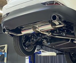 ROWEN PREMIUM01S Exhaust System with Dual Tips (Stainless) for Toyota Harrier / Venza Hybrid