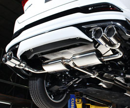 Sense Brand Exhaust System with Quad Tips with Modellista Rear (Stainless) for Toyota Harrier / Venza