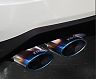 TOMS Racing Barrel Exhaust System with Quad Tips for TOMS Rear Half Spoiler (Stainless)