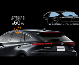 TRD IR Infrared Rear Window Film Tint (Smoke) for Toyota Venza XU80