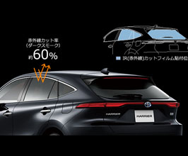 TRD IR Infrared Rear Window Film Tint (Dark Smoke) for Toyota Venza XU80
