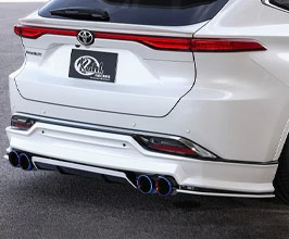 KUHL 80H-SS Rear Half Spoiler and Rear Diffuser - Type 2 (FRP) for Toyota Harrier / Venza