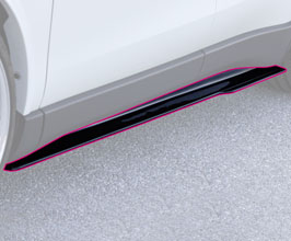 KUHL KRUISE KR-80HRR 1-Piece Side Skirts (FRP) for Toyota Harrier / Venza