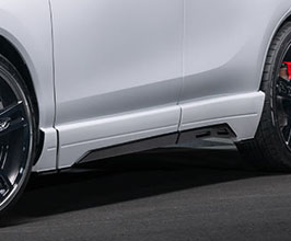 Mz Speed LUV Line Side Skirts - Version 2 (ABS) for Toyota Harrier / Venza