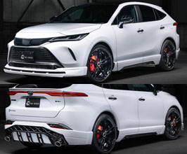 Mz Speed LUV Line Half Spoiler Kit - Version 2 (ABS) for Toyota Harrier / Venza