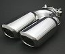 ChargeSpeed Exhaust Tip - Double Type W4 (Stainless) for Universal 