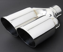 Sense Brand Exhaust Tip - Crewza Cruiser Dual (Stainless) for Universal All