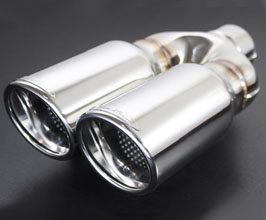 Sense Brand Exhaust Tip - Dozerna Dual (Stainless) for Universal All