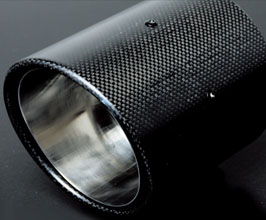 Sense Brand Exhaust Tip - Gewelt (Stainless with Carbon Fiber) for Universal All