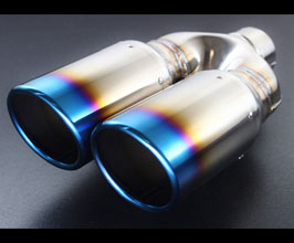 Sense Brand Exhaust Tip - Veloce Dual (Titanium) for Universal 