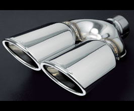 Sense Brand Exhaust Tip - Verle Dual (Stainless) for Universal All