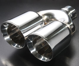 Sense Brand Exhaust Tip - Almerju Dual (Stainless) for Universal 