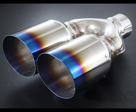 Sense Brand Exhaust Tip - Renizer Dual (Stainless) for Universal 