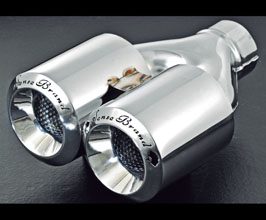 Sense Brand Exhaust Tip - Revolver Heavy Bass Spec Dual (Stainless) for Universal All