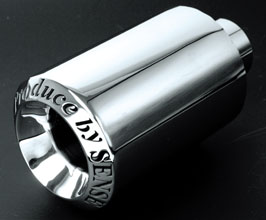 Sense Brand Exhaust Tip - Revolver Heavy Bass Spec (Stainless) for Universal All