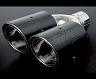 Sense Brand Exhaust Tip - Gewelt Dual (Stainless with Carbon Fiber)