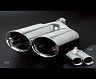 Sense Brand Exhaust Tip - Charian Dual (Stainless) for Universal 