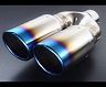 Sense Brand Exhaust Tip - Veloce Dual (Titanium)