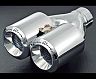 Sense Brand Exhaust Tip - Revolver Heavy Bass Spec Dual (Stainless) for Universal 