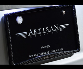 Artisan Spirits Sports Line BLACK LABEL License Plate and Frame (Carbon Fiber) for Universal All