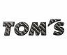 TOMS Racing Logo Emblem (Carbon Fiber) for Universal 