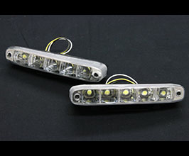 AIMGAIN Dimming Hyper LED Daylights x5 (White) for Universal 