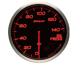 Defi DF10202 Advance BF Oil Pressure Gauge - 60mm Metric, Red Display, 0-1000kPa - View #7