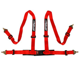 Buddy Club Racing Spec Harness - 4 Point (Red) for Universal All