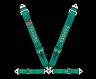 Takata Racing Race Series 4-Snap Harnesses (Green) for Universal 