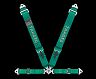 Takata Racing Race Series 4-Snap Harnesses (Green)