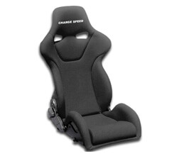 ChargeSpeed Genoa-R series Reclining Racing Seat (Black) for Universal All