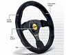 Sabelt SW-633 Steering Wheel with Ergonomic Design - 330mm (Suede) for Universal 