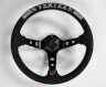 VERTEX (T&E Co) Checker 330mm Steering Wheel (Leather) for Universal 