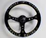 VERTEX (T&E Co) Hells Racing 330mm Steering Wheel (Suede) for Universal 