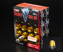 Weds Wheels Colored Shell Lug Nuts with Closed End for Factory Wheels for Universal All