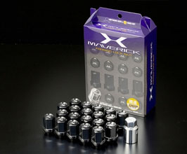 Weds Wheels Maverick Lug Lock and Nut System - M12 x P1.25 (Black) for Universal All