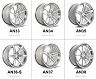 ANRKY Series Three Forged 3-Piece Wheels for Universal 