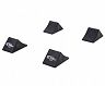 Race Ramps Rubber Wheel Chocks with Extra Grip - 8in Long x 5in Wide x 4in High